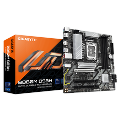 Placa de baza gigabyte b860m ds3h lga1851, 4x ddr5, 1x hdmi 2x dp, 1x pcie 5.0 x16 2x pcie 4.0 x16, 2x m.2, 4x sata 6gb/s, matx,  Placi de baza | electropc.ro