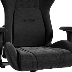 Scaun gaming hator darkside 3m fabric, material cadru: oțel, Țesătură cloudtouch™, piston cu gaz: certificat sgs clasa 4, cotiere: ergonomice, 2d, bază cu 5 brațe ranforsate, realizată din pu armat, material de bază: spumă cu densitate mare infusefoam, di,  Scaune gaming | electropc.ro