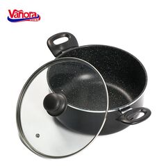 Semioala aluminiu+capac 24x11 cm, 4 l, vanora home,  Tavi copt | electropc.ro