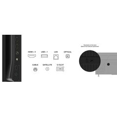 Televizor tcl led 43v6c, 108 cm, smart google tv, 4k ultra hd, (model 2025),  Televizoare | electropc.ro