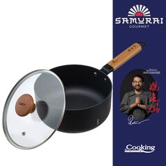 Caserola aluminiu + capac 20x9.5 cm, 2.7l, rikito watanabe, cooking by heinner,  Tavi copt | electropc.ro