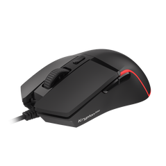Mouse gaming cu fir gensesis krypton 220, senzor optic, interfata usb, rezolutie maxima 6400 dpi, numar butoane 6, iluminare rgb, maximum frame rate 6 666 fps, negru,  Mouse | electropc.ro