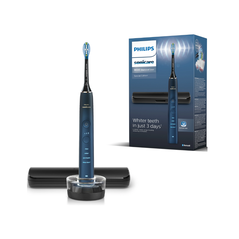 Periuta de dinti electrica philips sonicare diamondclean 9000 hx9911/88, 62000 miscari/min, 4 moduri de curatare, 3 nivele intensitate, senzor presiune, functia brushsync, aplicatie sonicare, wireless bluetooth, toc transport, baza de incarcare, acvamarin,  Periute electrice de dinti | electropc.ro