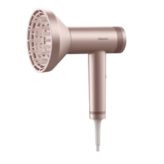 Uscator de par philips cu thermoshield advanced seria 8000  bhd837/10, 1400w, 3 viteze, 4 trepte, temperatura, tehnologie thermoshield advanced, roz, l x a x i (mm) 130x169x301,  Uscatoare de par | electropc.ro