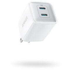 Incarcator retea anker powerport iii 521 nano pro 2xusb-c 40w alb,  Baterii portabile | electropc.ro