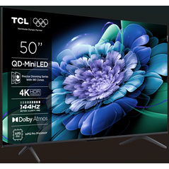 Mini led tv 4k 50''(126 cm) tcl 50c61k,  Televizoare | electropc.ro