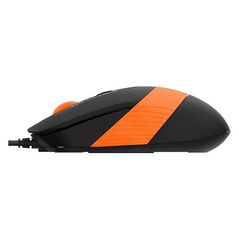 Mouse a4tech cu fir, interfata usb, rezolutie 1600 dpi, dimensiuni 108 x 64 x 35 mm, negru/portocaliu,  Mouse | electropc.ro