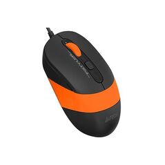 Mouse a4tech cu fir, interfata usb, rezolutie 1600 dpi, dimensiuni 108 x 64 x 35 mm, negru/portocaliu,  Mouse | electropc.ro