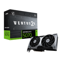 Placa video msi geforce rtx 5070 12g ventus 2x oc gddr7 192 bit, pcie 5.0, 3x dp 1x hdmi,  Placi video | electropc.ro