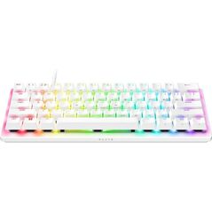 Tastatura razer huntsman v3 pro mini, swtich razer™ analog optical switch gen-2, iluminare razer chroma rgb, us layout, alb,  Tastaturi | electropc.ro