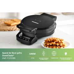 Aparat de facut gofre heinner hwf-f1200bk,  Aparate pentru preparat desert | electropc.ro