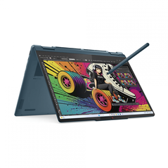 Laptop lenovo yoga 7 2-in-1 14akp10, 14" 2.8k wqxga+ (2880x1800) oled 1100nits (peak) / 500nits (typical) glossy / anti-fingerprint, 100% dci-p3, 120hz, dolby vision®, tÜv low blue light, displayhdr™ true black 1000, glass, touch, amd ryzen™ ai 7 350 (8c ,  Laptopuri | electropc.ro