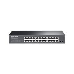 Swtich desktop/rackmount mercusys, ieee 802.3i, ieee 802.3u, ieee 802.3ab, ieee 802.3x, ieee 802.1p, 24×10/100/1000mbps rj45 ports, auto- negotiation, auto mdi/mdix, switch capacity 48 gbps,  Switch-uri | electropc.ro