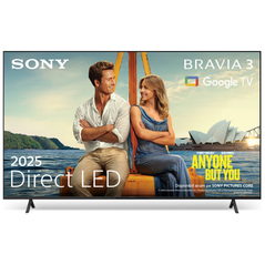 Televizor sony bravia 3 led 43s35, 108 cm, smart google tv, 4k ultra hd, clasa e,  Televizoare | electropc.ro
