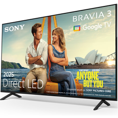 Televizor sony bravia 3 led 43s35, 108 cm, smart google tv, 4k ultra hd, clasa e,  Televizoare | electropc.ro