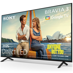 Televizor sony bravia 3 led 65s35, 164 cm, smart google tv, 4k ultra hd, clasa e,  Televizoare | electropc.ro