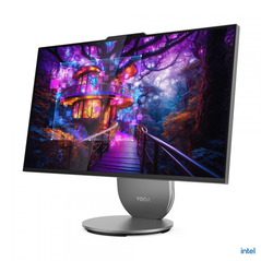 All-in-one lenovo yoga aio 27iah10 27" qhd (2560x1440) ips 400nits, 99% srgb, 4 side like, 120hz, intel® core ultra 5 125h, 14c (4p + 8e + 2lpe) / 18t, max turbo up to 4.5ghz, 18mb, video integrated intel® arc™ graphics, ram 1x 16gb soldered lpddr5x-7467;,  All in one PC | electropc.ro