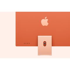 Apple imac 24" retina 4.5k/ apple m4 (cpu 8-core, gpu 8-core, neuralengine 16-core)/16gb/256gb - orange - int kb (2024),  All in one PC | electropc.ro