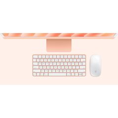 Apple imac 24" retina 4.5k/ apple m4 (cpu 8-core, gpu 8-core, neuralengine 16-core)/16gb/512gb - orange - int kb (2024),  All in one PC | electropc.ro