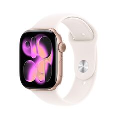 Apple watch series 11 gps + cellular 46mm rose gold aluminium case with light blush sport band - m/l,  SmartWatch-uri | electropc.ro