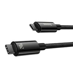 Cablu baseus tungsten gold usb-c 240w 3m negru,  Cabluri periferice | electropc.ro
