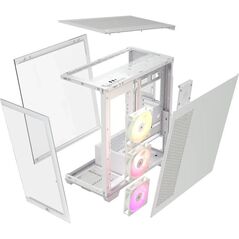 Carcasa corsair 3500x mid tower argb alb,  Carcase | electropc.ro