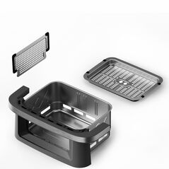 Friteuza dubla cu aer cald heinner airbake revolution haf-c10db22grey,  Friteuze | electropc.ro