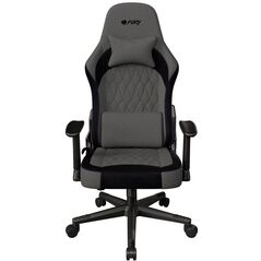 Scaun gaming genesis fury shinai s8, material fabric, reglabil pe inaltime, greutate maxima suportata 130 kg, inaltime scaun reglabil 30.5 - 37.5 cm, spatar ajustabil 135°, dimensiuni roti 60mm,  echipat cu piston cu gaz clasa 4, manere 1d, gri,  Scaune gaming | electropc.ro