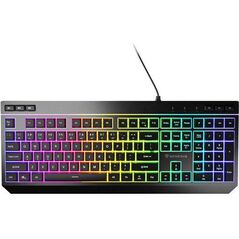 Tastatura gaming cu fir genesis rhod 530, tip membrana, iluminare rgb, numar taste 114, material abs, lungime cablu 180cm, negru,  Tastaturi | electropc.ro
