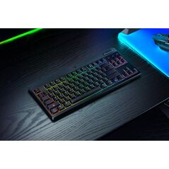 Tastatura mecanica wireless razer blackwidow v4 low profile hyperspeed tkl, switch razer™ low-profile mechanical switches (green clicky), 110 taste, iluminare razer™ chroma rgb, negru,  Tastaturi | electropc.ro
