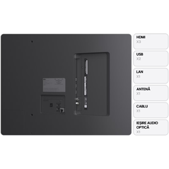 Televizor lg nanocell 55nano80a3b, 139 cm, smart, 4k ultra hd, clasa g (model 2025),  Televizoare | electropc.ro