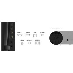Televizor tcl led 65v6c, 164 cm, smart google tv, 4k ultra hd, (model 2025),  Televizoare | electropc.ro
