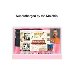 Apple imac 24" retina 4.5k/ apple m4 (cpu 10-core, gpu 10-core, neural engine 16-core)/24gb/512gb - pink - int kb (2024),  All in one PC | electropc.ro