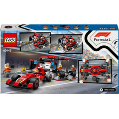 Boxa,mecanicif1&masina ferrari,lego60443,  Seturi de constructie | electropc.ro