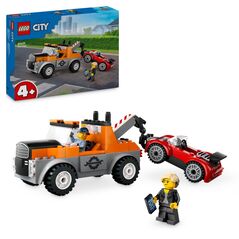 Camion tractare&masina sport, lego 60435,  Seturi de constructie | electropc.ro