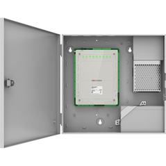 Centrala control acces hikvision ds-k2621x, pentru 1 usa bidirectionale (2 citittoare); capacitate de stocare: 100,000 cartele si 300,000 evenimente; comunicare: tcp/ip si rs-485; compatibilitate cititoare: 2x wiegand sau 2x rs485; intrari: 2 alarm input,,  Centrale control acces | electropc.ro