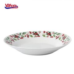 Farfurie adanca portelan 20 cm, merry, vanora home,  Farfurii & Boluri de Servire | electropc.ro
