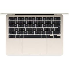 Macbook air 13.6" retina/apple m4 (cpu 10-core, gpu 8-core, neural engine 16-core)/16gb/256gb - starlight - us kb (2025) 30w usb c ( cto from mw0y3ro/a),  Laptopuri | electropc.ro