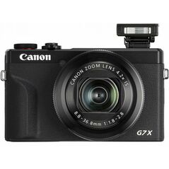 Camera foto canon powershot g7x mark iii, 20.1mpx, sensor cmos, procesor dicic 8, zoom optic 4.2x, stabilizare optica, autofocus, macro 5cm, touchscreen 3" rabatabil, face detection, video (4k) 3840 x 2160, 29.97 / 25fps, (full hd) 1920 x 1080, , 119.9 / ,  Aparate foto compacte | electropc.ro