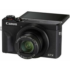 Camera foto canon powershot g7x mark iii, 20.1mpx, sensor cmos, procesor dicic 8, zoom optic 4.2x, stabilizare optica, autofocus, macro 5cm, touchscreen 3" rabatabil, face detection, video (4k) 3840 x 2160, 29.97 / 25fps, (full hd) 1920 x 1080, , 119.9 / ,  Aparate foto compacte | electropc.ro