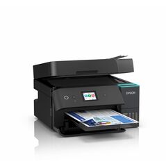 Multifunctional inkjet color epson ecotank ciss l6390, dimensiune a4 (printare,copiere, scanare, fax), printare borderless, viteza 35ppm alb-negru, 23ppm color, rezolutie 4800x1200 dpi, alimentare hartie 250 coli,adf 30 coli, duplex automat ,scanner cis r,  Multifunctionale Inkjet | electropc.ro
