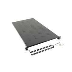 Poliță fixă 19" 1200 mm negru  (1u / 483x910 mm,  max. 25 kg, prindere în 4 puncte),  Routere Wireless | electropc.ro