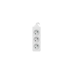 Prelungitor 3 prize , cablu din cupru de calitate superioara, alb,  Prelungitoare | electropc.ro