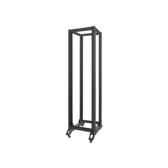 Rack deschis 19" 42u, 600x800, negru  v2,  Cabinete metalice | electropc.ro