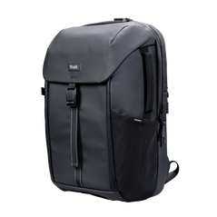 Rucsac laptop trust travel, dimensiune maxima laptop 17", 15 compartimente, material rpet, volum 25 l, negru,  Genti laptop | electropc.ro