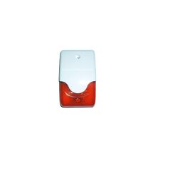Siena piezo cu flash albastru/rosu, de interior/exterior, carcasa alba ,ld 95,  Sirene | electropc.ro