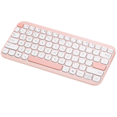 Tastatură wireless asus marshmallow kw100, bluetooth 5.0, multi-device (3 dispozitive), scissor keys cursă 1,6 mm, 2 niveluri kickstand, 2×aaa autonomie până la ~24 luni, dimensiuni 282×130×18,4 mm, greutate 374,8 g, compatibilă windows, chromeos, macos, ,  Tastaturi | electropc.ro