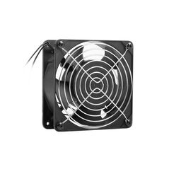 Ventilator pentru dulapuri  10" & 19" montate pe perete, 230v, 120x120x38 mm, negru,  Accesorii server | electropc.ro