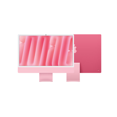 Apple imac 24" retina 4.5k/ apple m4 (cpu 10-core, gpu 10-core, neural engine 16-core)/16gb/512gb - pink - int kb (2024),  All in one PC | electropc.ro