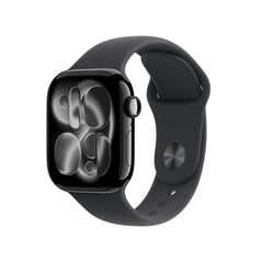 Apple watch series 11 gps + cellular 42mm jet black aluminium case with black sport band - s/m,  SmartWatch-uri | electropc.ro